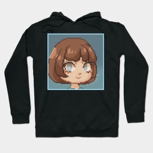 Pixel art girl Hoodie